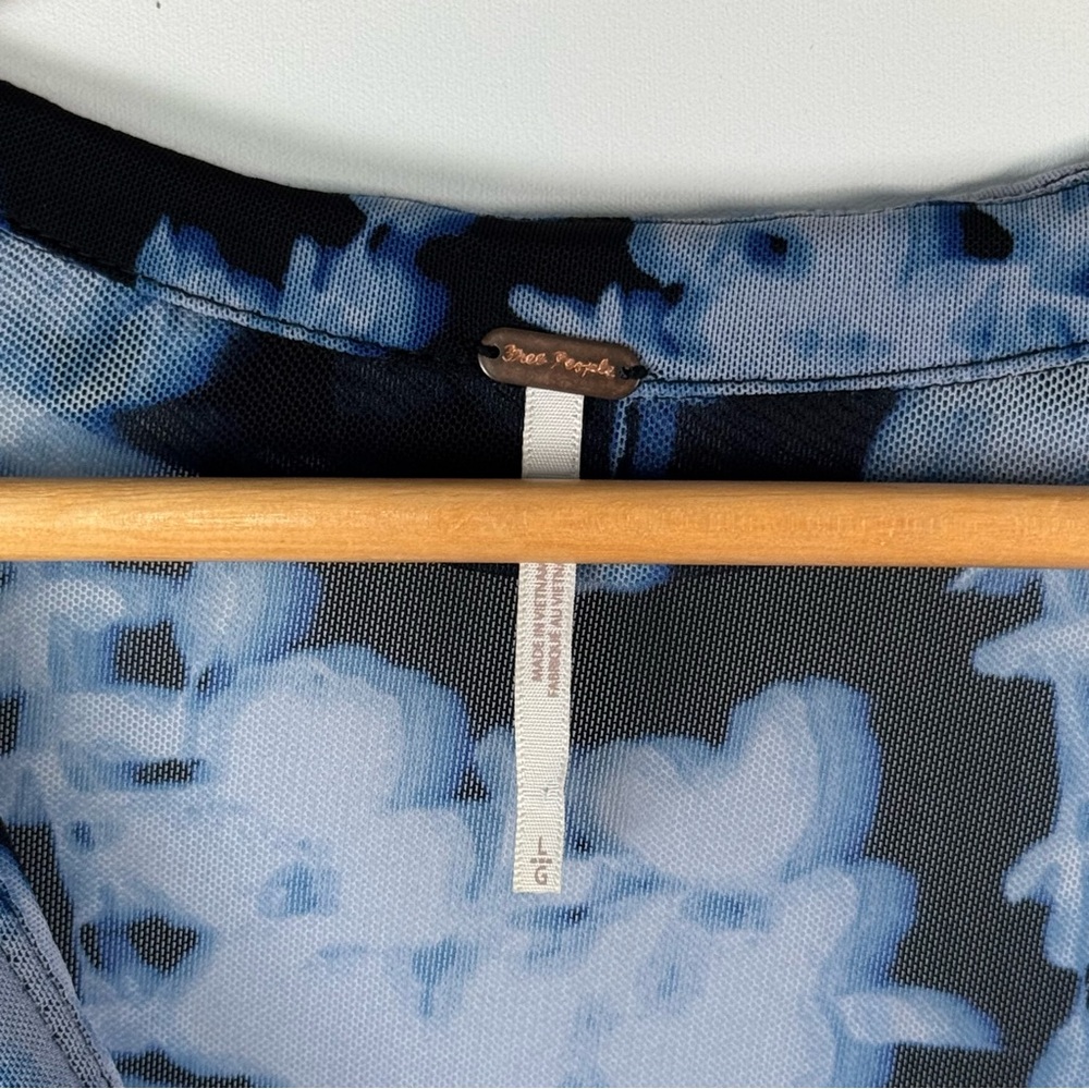 Free People Lucky Shirtee Button Down Top Large - Picture 4 of 8